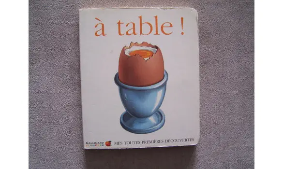 A table-Mes premières découvertes