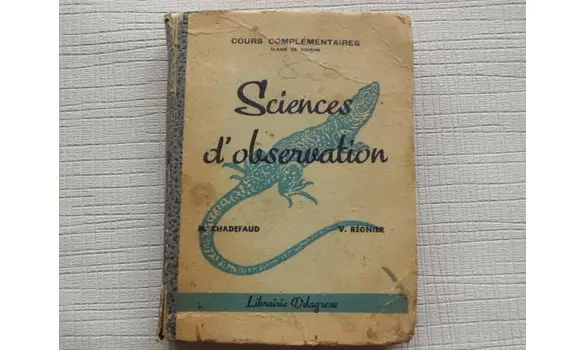 Sciences d'observation 6ème Chadefaud
