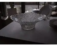 Coupe à fruits -verre moulé pressé