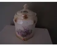 Pot en porcelaine Décor violettes-grand