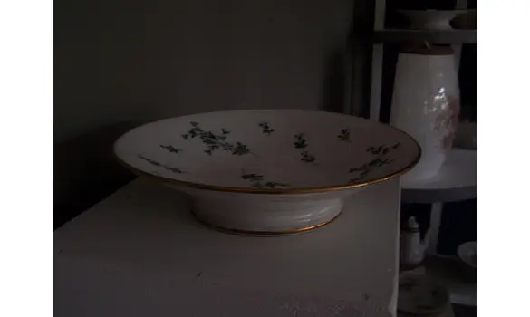 Compotier-coupe à fruits-décor shabby