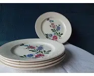 Assiettes à dessert Digoin Aigueperse