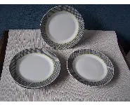 Assiettes à desert porcelaine Chriss