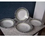 Assiettes creuses porcelaine Chriss
