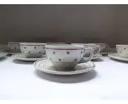 Tasses et sous-tasses Lunéville KG