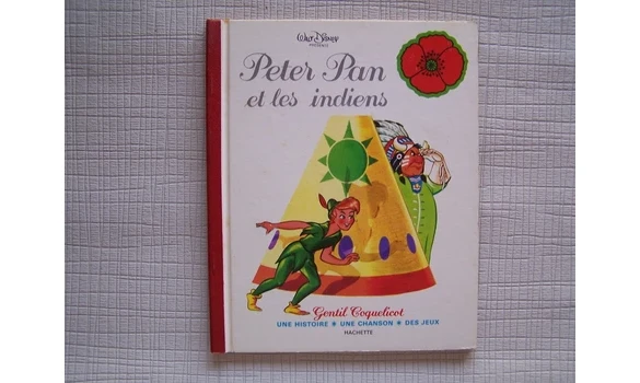 Peter Pan et les indiens- coquelicot