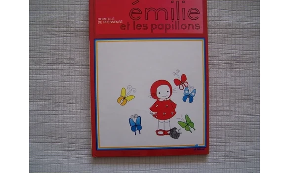 Emilie et les papillons-Or et bleue-G.P.