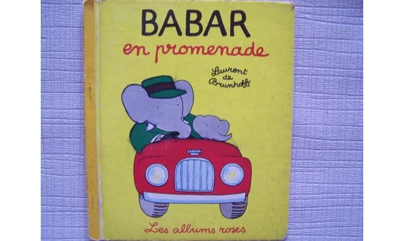 Babar en promenade Albums roses 1969