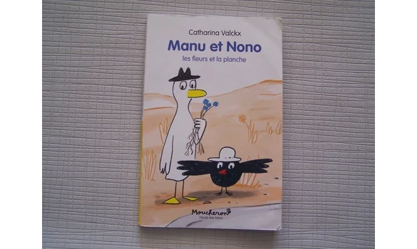 Manu et Nono-les fleurs et la planche