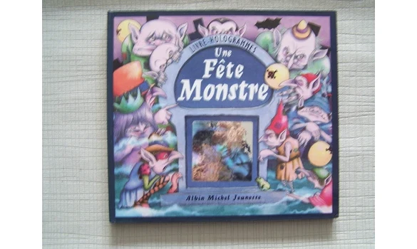 Une fête Monstre-livre hologramme