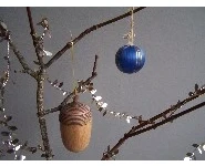 Gland en chêne-décoration de Noël