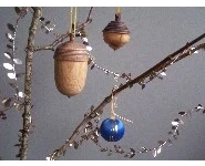 Gland bois tourné Prunier Déco