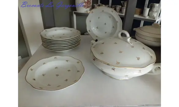 Service à soupe porcelaine de Limoges