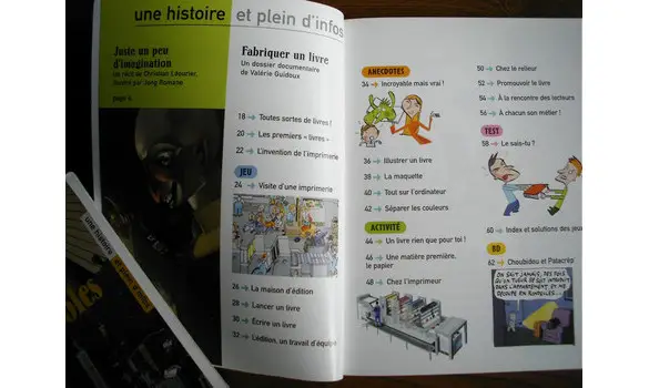 Mégascope: Fabriquer un livre