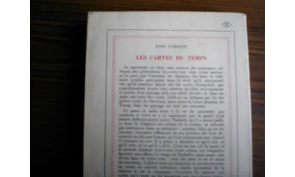 Les cartes du temps/José Cabanis