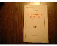 A l'échelle humaine/Léon Blum/NRF 1945