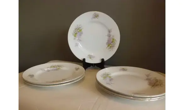 Assiettes anciennes Lebacqz et Bouchart